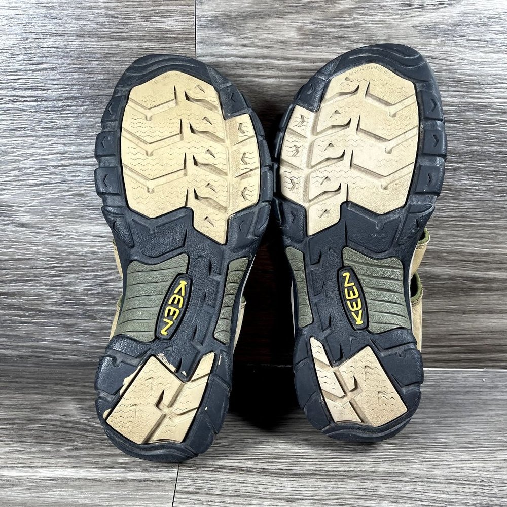 KEEN Men's Tan Leather Newport Waterproof Sandals Shoe Size 12 - Picture 8 of 10